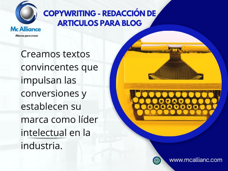Copywriting - artículos para blog